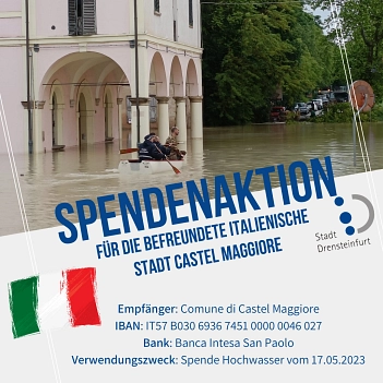 Spendenaktion Castel Maggiore © Stadt Drensteinfurt